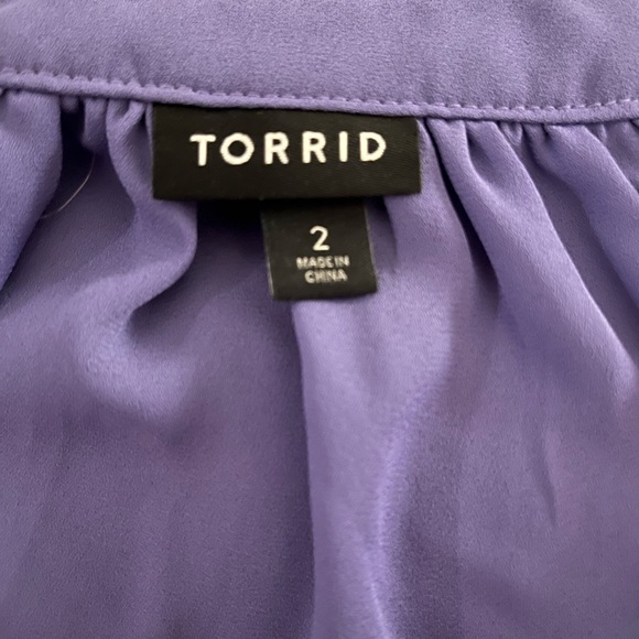 Purple blouse from torrid - Picture 7 of 7